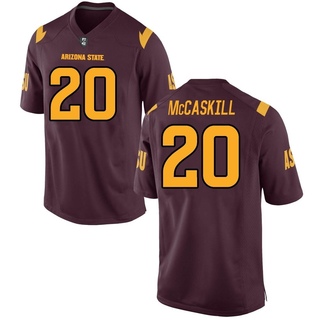 Alton McCaskill Game Men's Arizona State Sun Devils Maroon Football Jersey