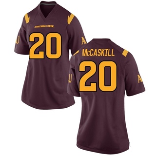 Alton McCaskill Game Women's Arizona State Sun Devils Maroon Football Jersey