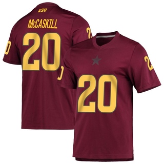 Alton McCaskill Replica Men's Arizona State Sun Devils Maroon AEROREADY Football Jersey