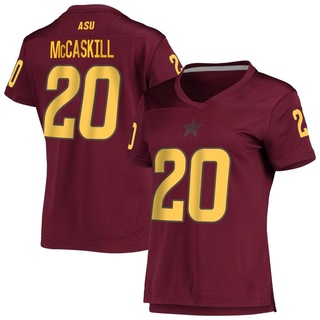 Alton McCaskill Replica Women's Arizona State Sun Devils Maroon AEROREADY Football Jersey